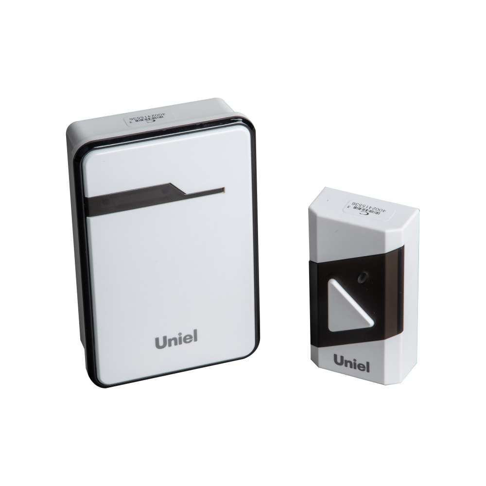 Uniel Звонок беспроводной  UDB-016W-R1T1-38S-150M-WH/BL 