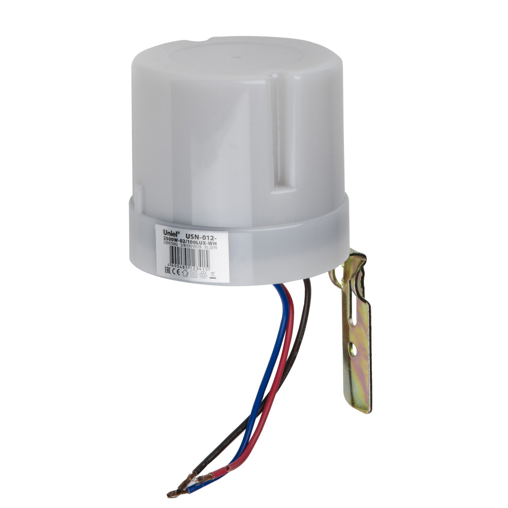 Uniel Датчик освещенности  USN-012-2500W-02/100LUX-WH 