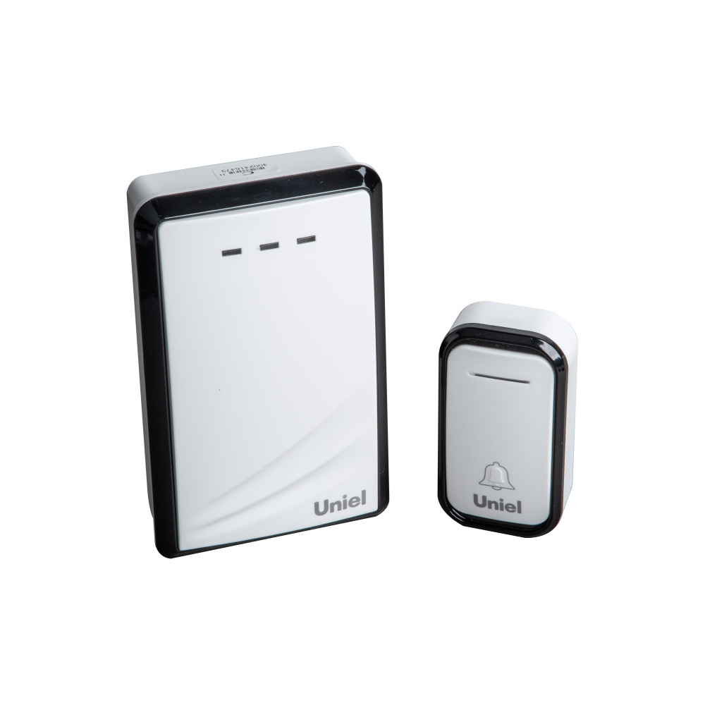 Uniel Звонок беспроводной  UDB-017W-R1T1-38S-150M-WH/BL 