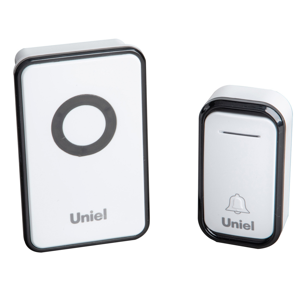 Uniel Звонок электронный  UDB-094W-R1T1-38S-BL/WH 