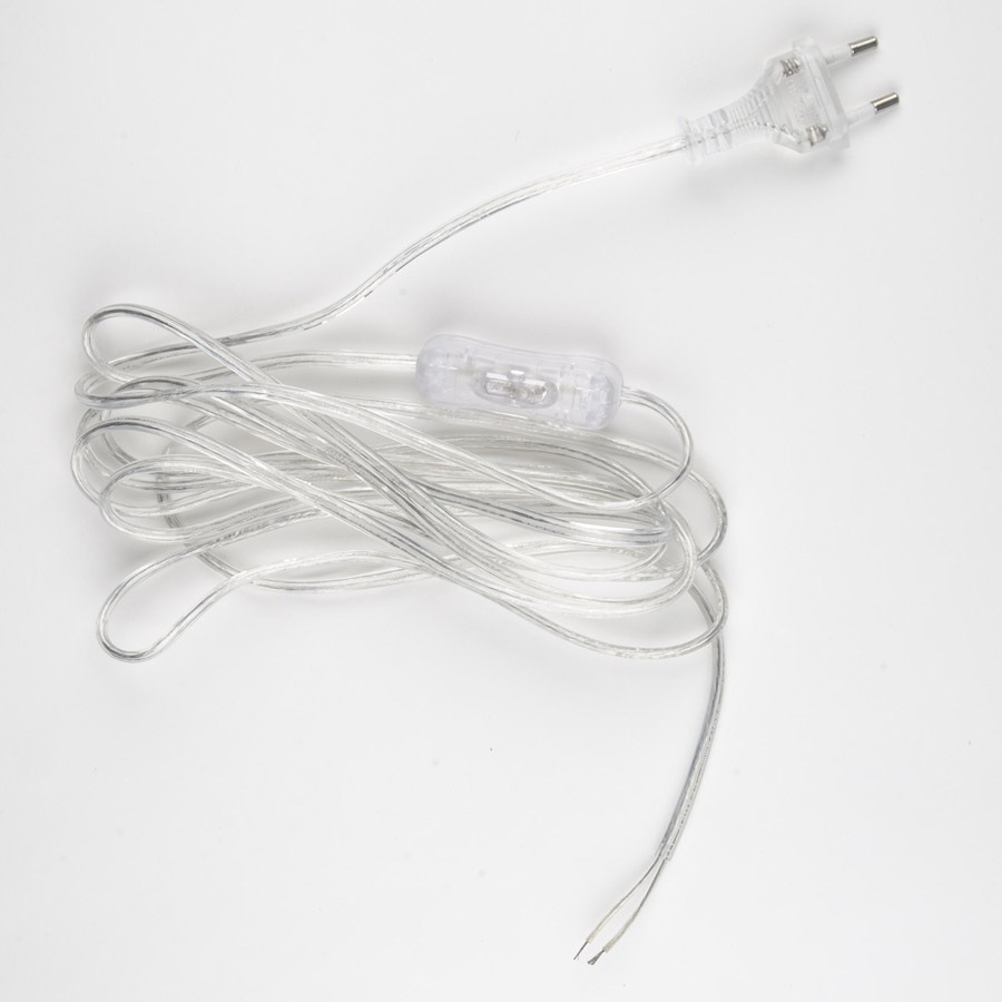 Uniel Сетевой шнур  UCX-C12/01A-450 CLEAR 