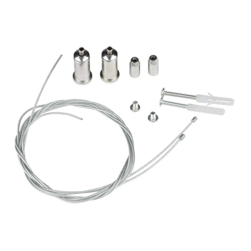 Uniel Комплект крепления  UFL-H02 SILVER 200 POLYBAG 