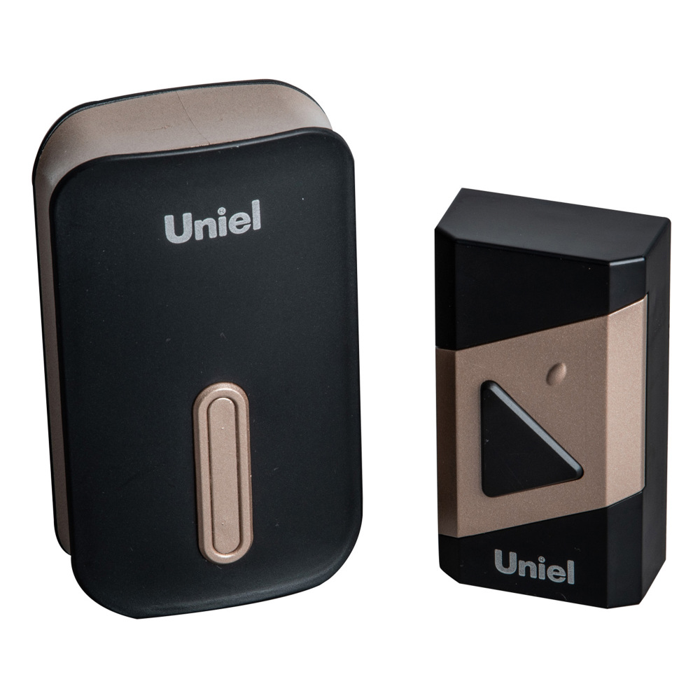 Uniel Звонок электронный  UDB-095W-R1T1-38S-BL/GL 