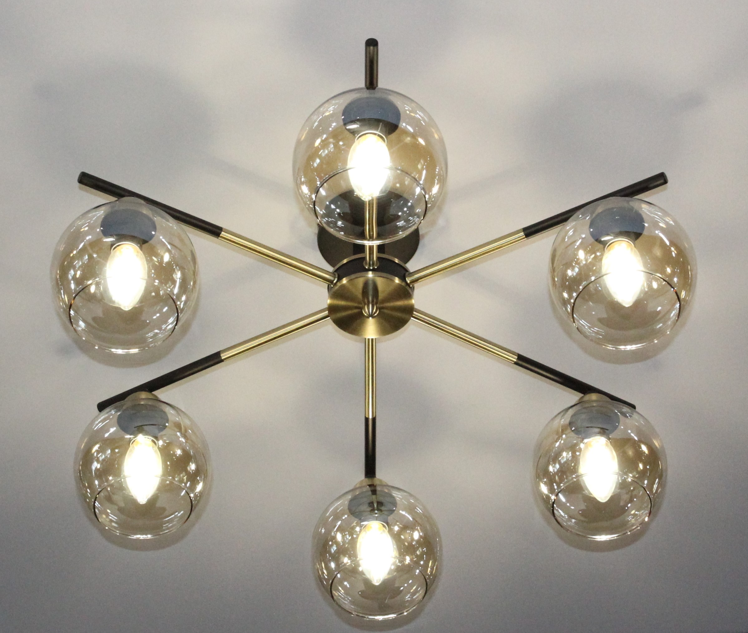 40369MD/6 MBK+AB (1) Люстра (NW) 