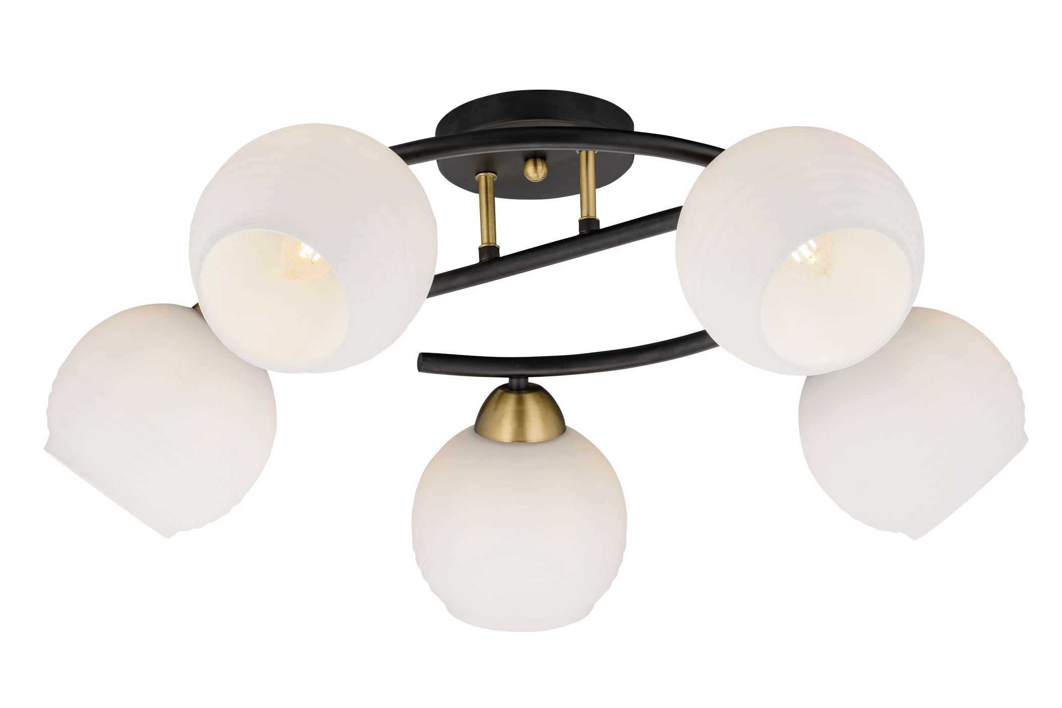 40296MD/5B MBK+AB (1) Люстра (NW) # 