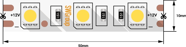 Светодиодная лента SWG560 SWG560-12-14.4-W-M 