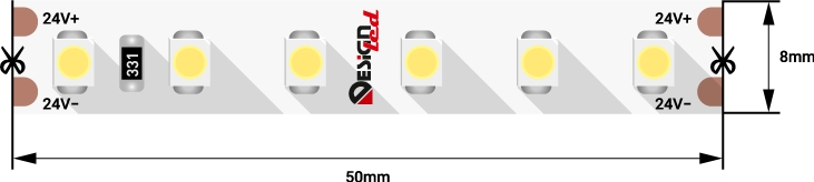 Светодиодная лента LUX DSG3120-24-WW-33 