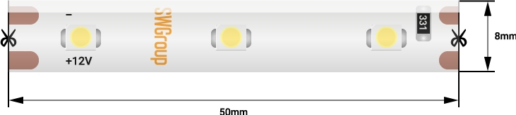 Светодиодная лента  SWG360-12-4.8-WW-65 