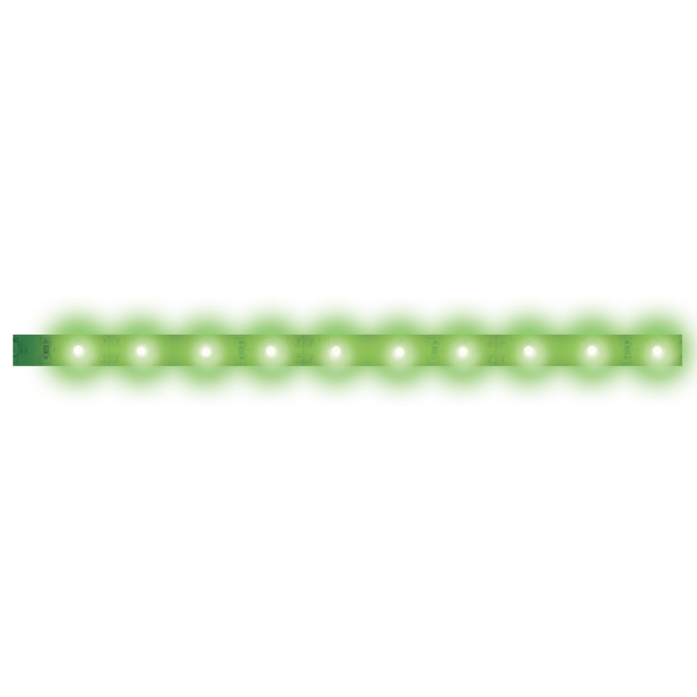 Светодиодная лента  ULS-N21-2835-120LED/m-8mm-IP67-220V-8W/m-50M-GREEN бобина 