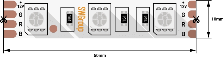 Светодиодная лента SWG560 SWG560-12-14.4-RGB-M 