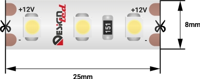 Светодиодная лента LUX DSG3120-12-NW-65 