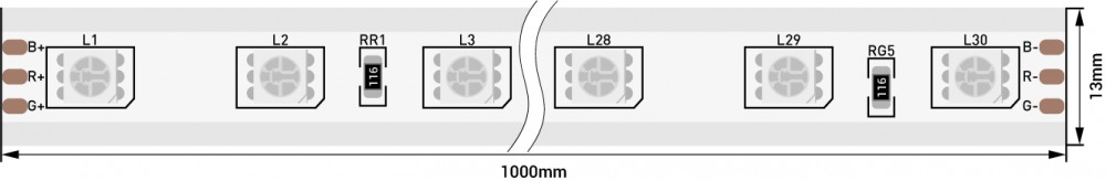 Светодиодная лента  LT560-RGB-50 