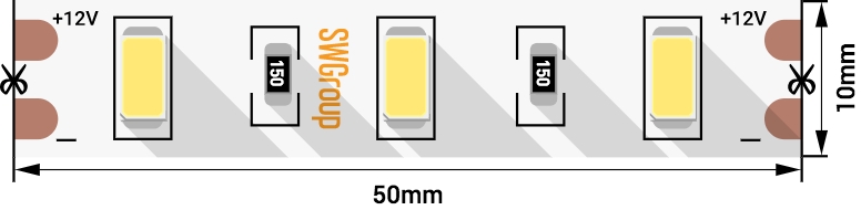 Светодиодная лента  SWG660-12-20-NW 