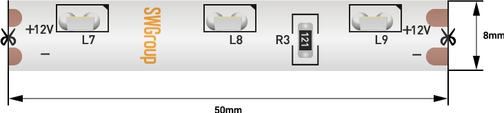 Светодиодная лента  SWG31560-12-4.8-WW-67 