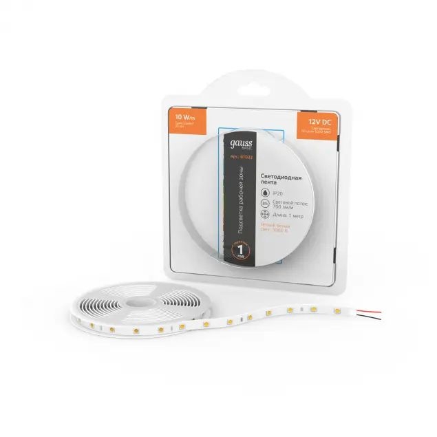 Gauss Светодиодная лента Basic BT033 