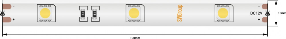 Светодиодная лента  SWG530-12-7.2-WW-65 