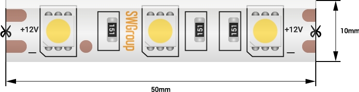 Светодиодная лента  SWG560-12-14.4-NW-65 