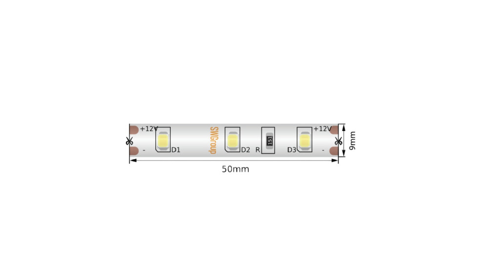 Светодиодная лента SWG260 SWG260-12-4.8-WW-66-M 