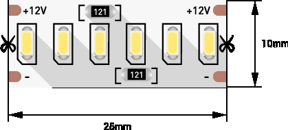 Светодиодная лента SWG4240 SWG4240-12-24-WW-M 
