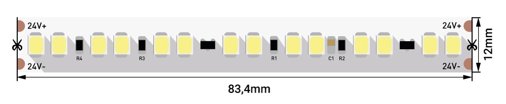 Светодиодная лента DSG2168 DSG2168-24-DTW-33 