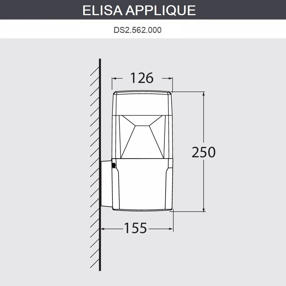 Fumagalli Настенный светильник уличный Elisa DS2.562.000.WXD1L 