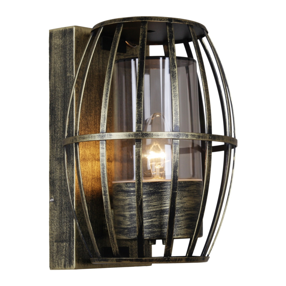 Reluce Настенный фонарь уличный  08331-9.2-001JH E27 BKG 