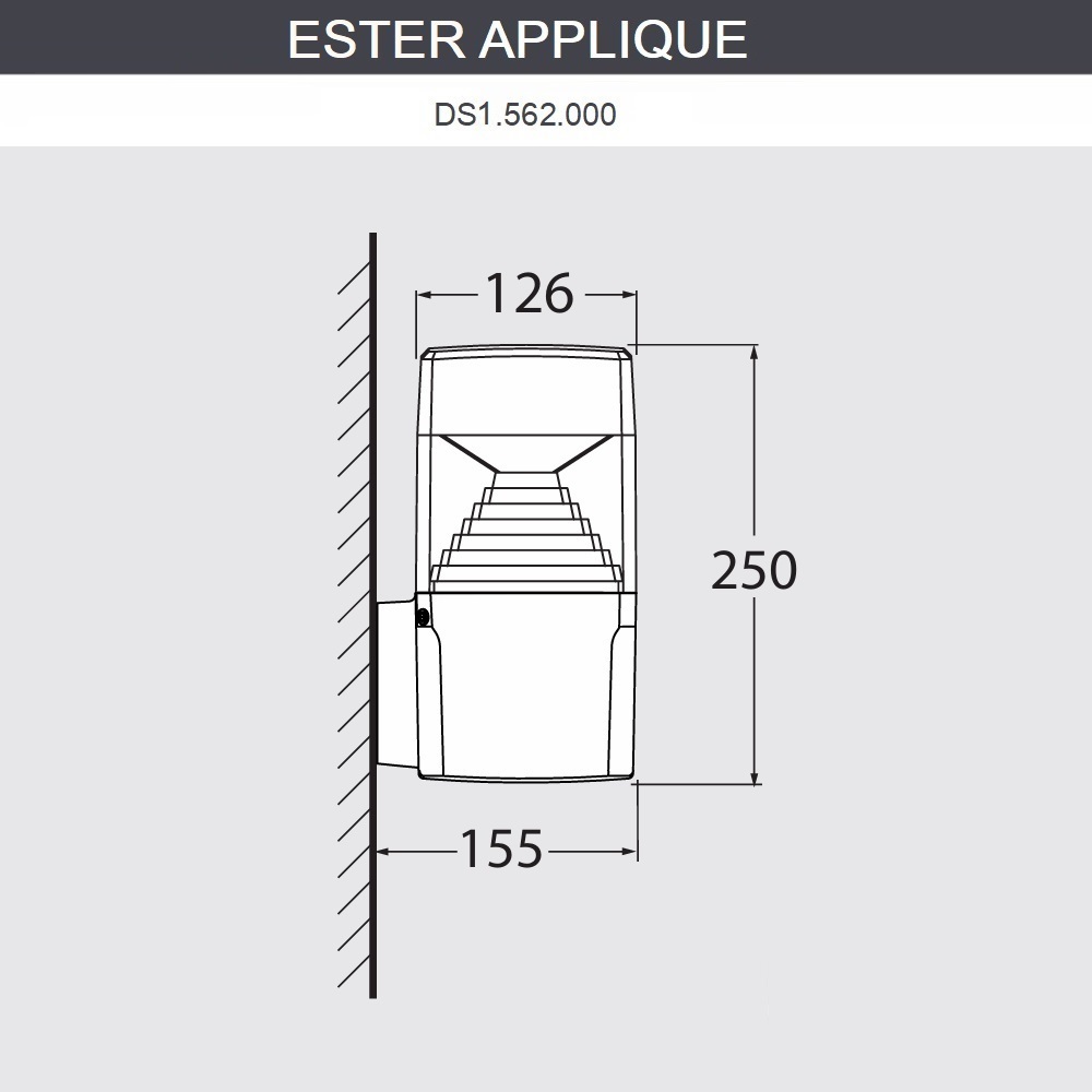 Fumagalli Настенный светильник уличный Ester DS1.562.000.WXD1L 