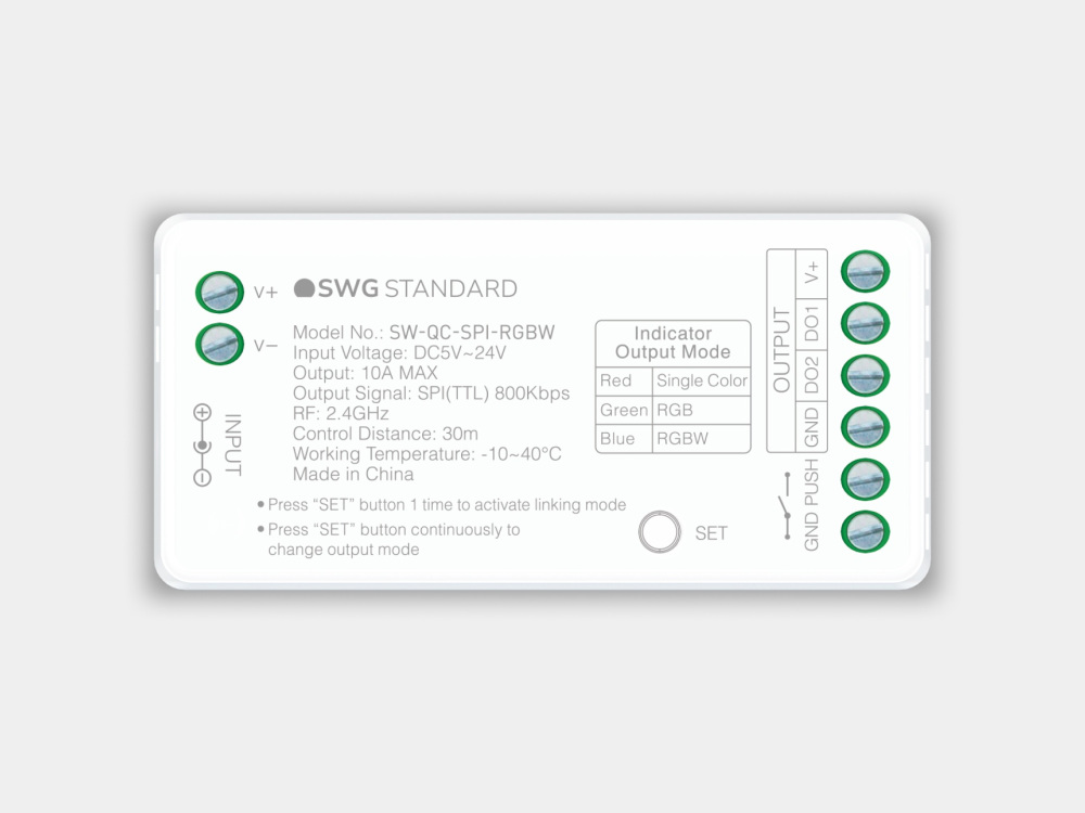 SWG Контроллер Quick Control SW-QC-SPI-RGBW 