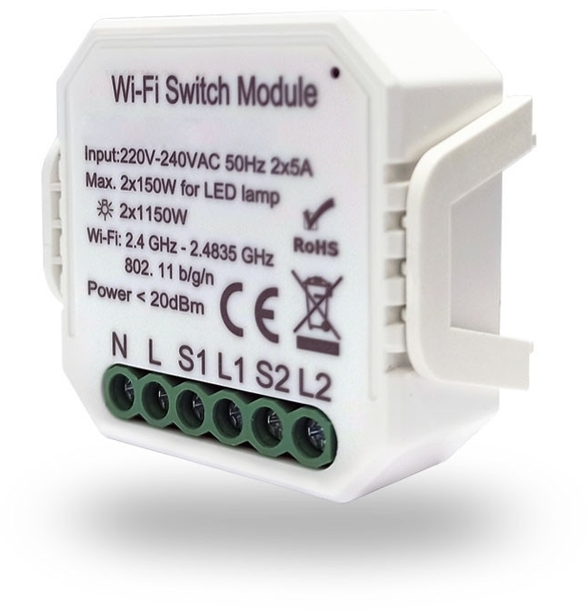 Wi-Fi реле Relay RL1002-SM 