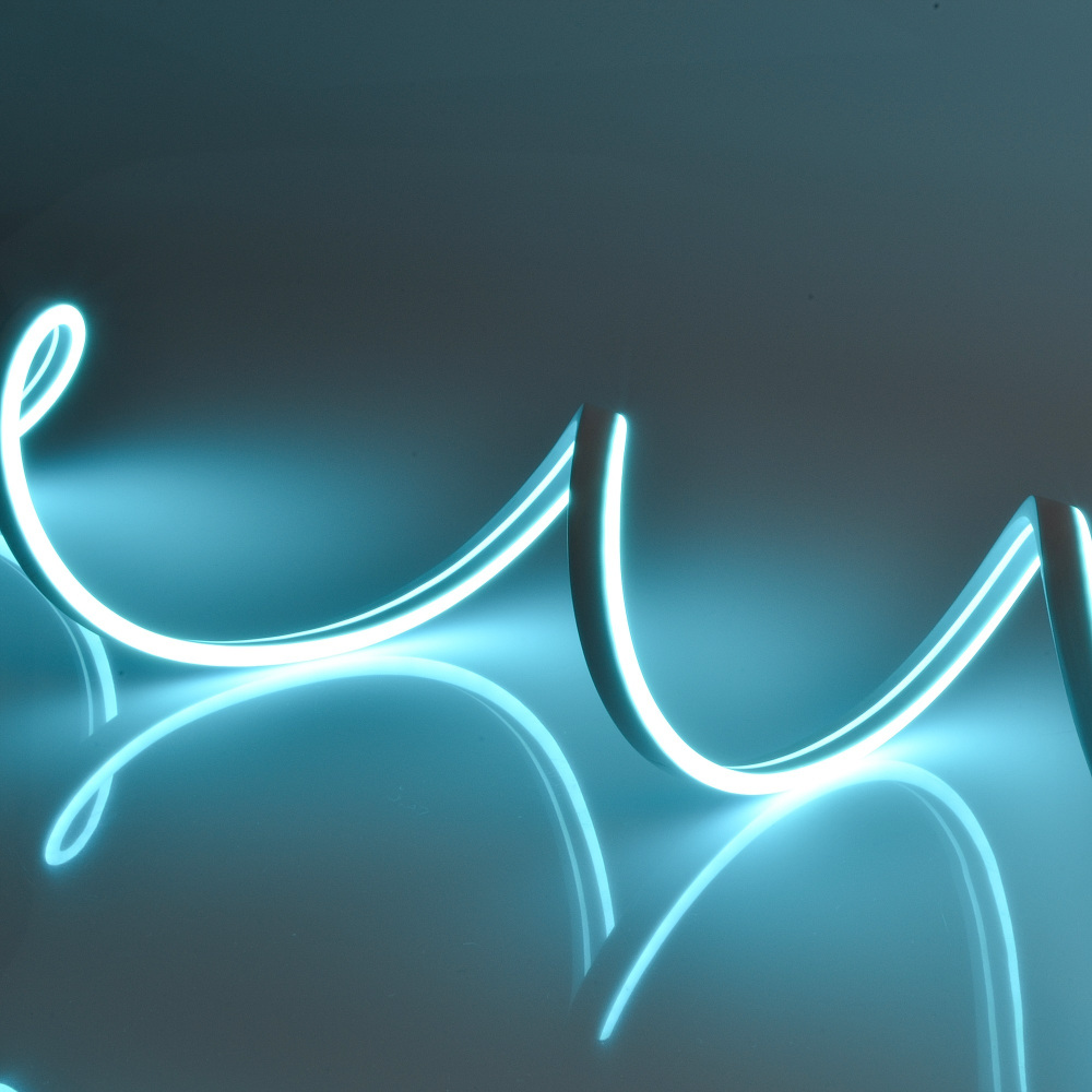 Uniel Гибкий неон Neon ULS-N01-2835-120LED/m-6mm-IP67-DC12V-9W/m-5M-LIGHTBLUE блистер 