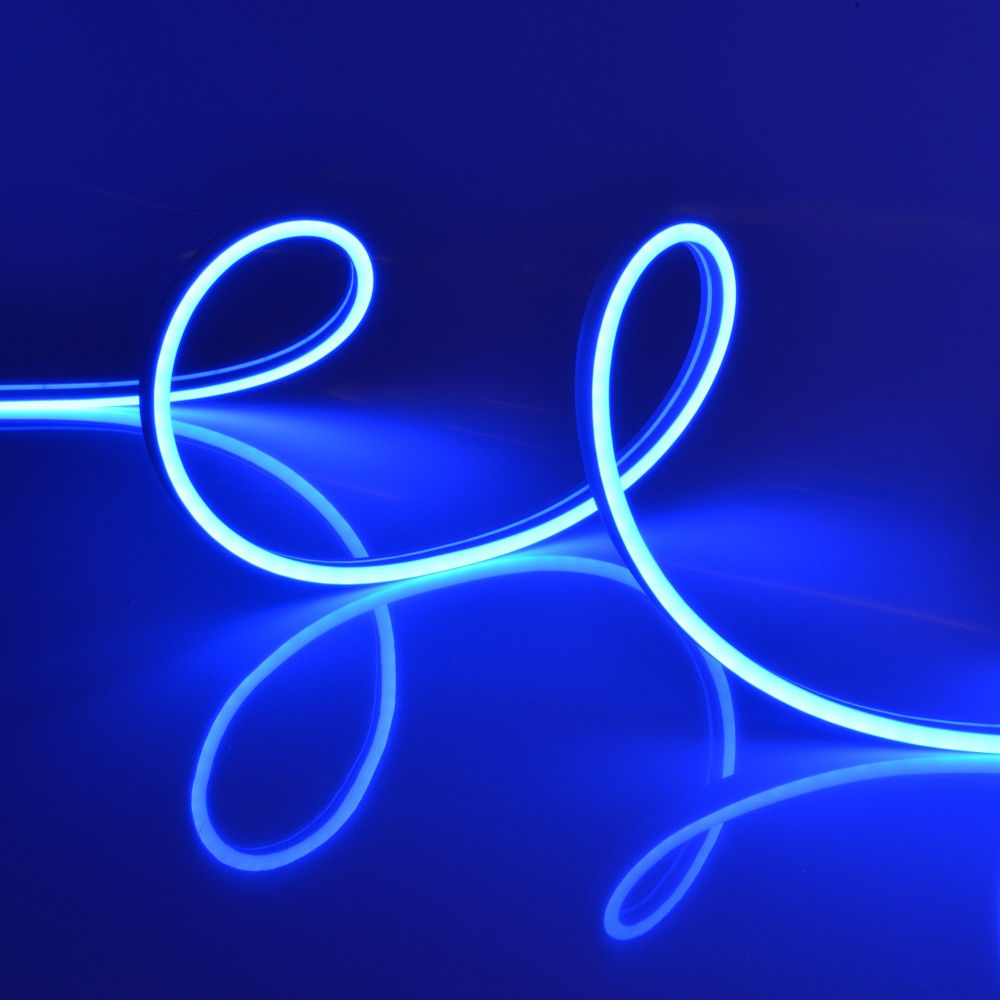 Uniel Гибкий неон Neon ULS-N01-2835-120LED/m-6mm-IP67-DC12V-9W/m-5M-BLUE блистер 