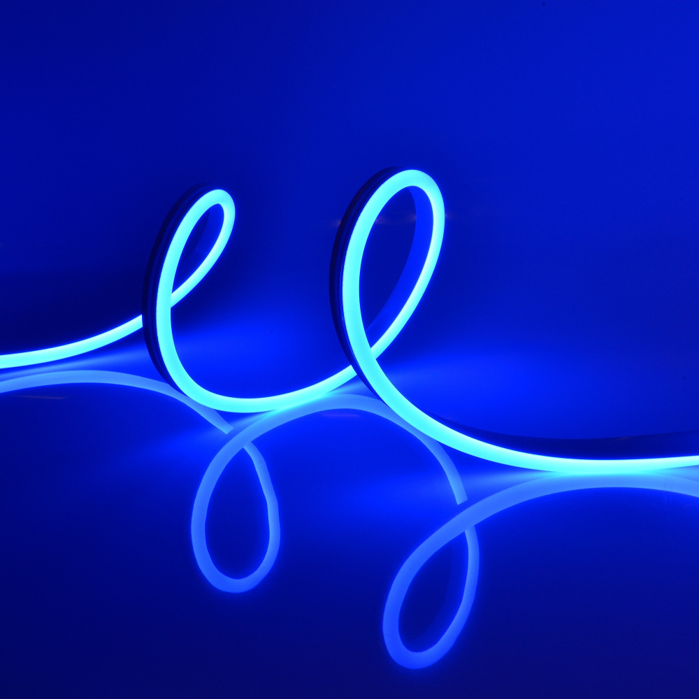 Uniel Гибкий неон Neon ULS-N11-2835-120LED/m-8mm-IP67-DC24V-10W/m-15M-BLUE катушка в герметичной упаковке 