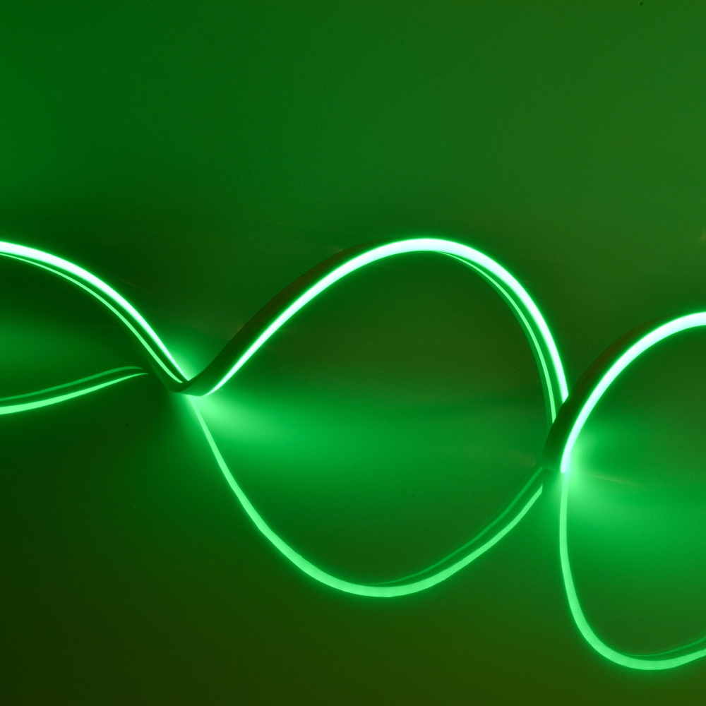 Uniel Гибкий неон Neon ULS-N01-2835-120LED/m-6mm-IP67-DC12V-9W/m-5M-GREEN блистер 