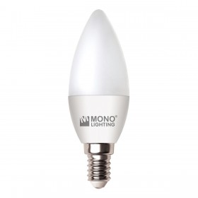 Лампа светодиодная Mono Electric lighting E14 3W 3000K матовая 100-030014-301 