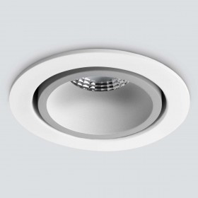 Встраиваемый светодиодный светильник Elektrostandard 15267/LED 7W 4200K белый/серебро 4690389175596 