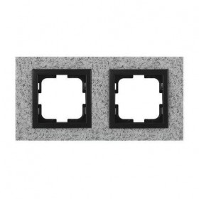 Рамка 2-постовая Mono Electric Style Granit белый гранит 107-600000-161 
