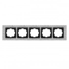 Рамка 5-постовая Mono Electric Style Granit белый гранит 107-600000-164 