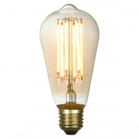 Лампа светодиодная Е27 6W 2200K янтарная GF-L-764 