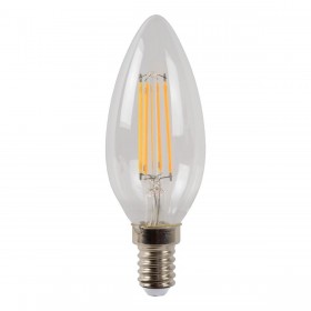 Лампа светодиодная диммируемая Lucide E14 4W 2700K прозрачная 49023/04/60 