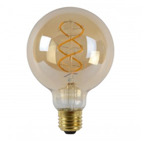 Лампа светодиодная диммируемая Lucide E27 5W 2200K янтарная 49032/05/62 