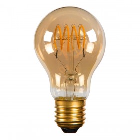 Лампа светодиодная диммируемая Lucide E27 5W 2200K янтарная 49042/05/62 