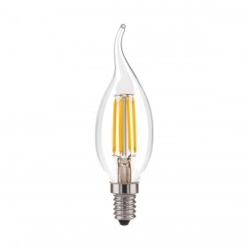 Лампа светодиодная филаментная диммируемая Elektrostandard E14 5W 4200K прозрачная a055830 