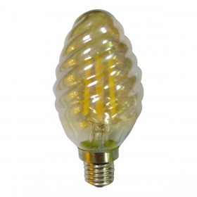 Лампа светодиодная Kink Light E14 6W 2700K золотая 098356-1,33 