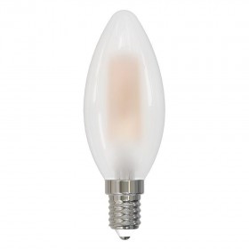 Лампа светодиодная филаментная Volpe E14 5W 4000K матовая LED-C35-5W/4000K/E14/FR/SLF UL-00008323 