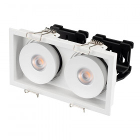Встраиваемый светодиодный светильник Arlight CL-Simple-S148x80-2x9W Warm3000 026876 