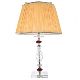 Настольная лампа Crystal Lux Catarina LG1 Gold/Transparent-Cognac 