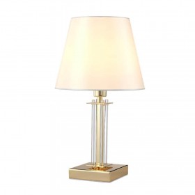 Настольная лампа Crystal Lux Nicolas LG1 Gold/White 