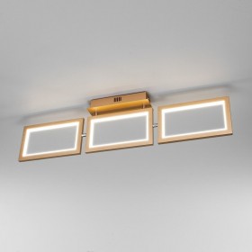 Потолочный светодиодный светильник Eurosvet Maya 90223/3 матовое золото 