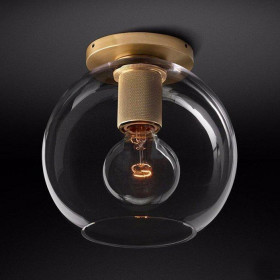 Потолочный светильник Imperium Loft RH Utilitaire Globe Shade Flushmount 123675-22 