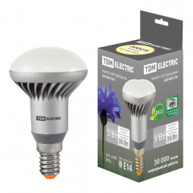 Лампа светодиодная TDM Electric Е14 5W 3000K белая SQ0340-0057 